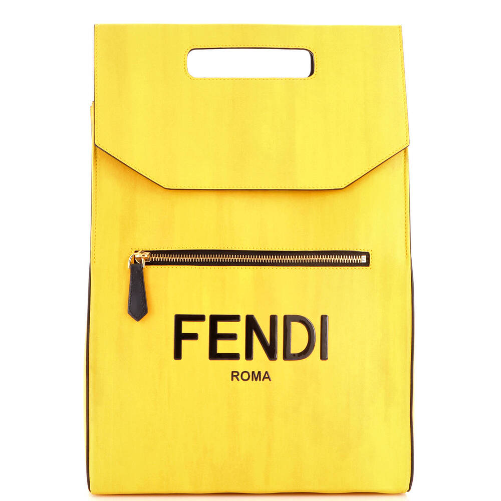 Fendi Day Pack Backpack Leather